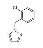 1-((2-chlorophenyl)methyl)-1H-pyrazole Structure