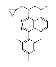 N-cyclopropylmethyl-N-propyl-4-(2,4,6-trimethylphenyl)-1-phthalazinamine Structure