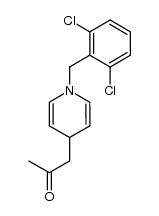 [1-(2,6-dichloro-benzyl)-1,4-dihydro-[4]pyridyl]-acetone Structure