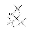 1,1,2-tris(trimethylsilyl)ethanol结构式