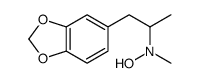 N-[1-(1,3-benzodioxol-5-yl)propan-2-yl]-N-methylhydroxylamine结构式