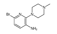 6-bromo-2-(4-methylpiperazin-1-yl)pyridin-3-amine Structure