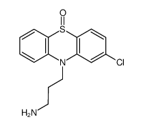 didemethylchlorpromazine sulfoxide Structure