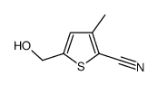 2-Thiophenecarbonitrile, 5-(hydroxymethyl)-3-methyl- (9CI) structure