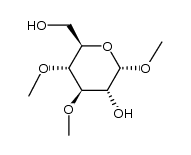 Methyl 3-O,4-O-dimethyl-α-D-glucopyranoside结构式