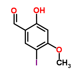 2-Hydroxy-5-iodo-4-methoxybenzaldehyde Structure