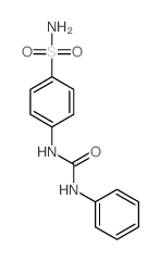 Benzenesulfonamide,4-[[(phenylamino)carbonyl]amino]- Structure