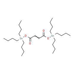 5,5,12,12-tetrabutyl-7,10-dioxo-6,11-dioxa-5,12-distannahexadec-8-ene结构式