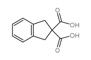 2H-Indene-2,2-dicarboxylicacid, 1,3-dihydro- structure