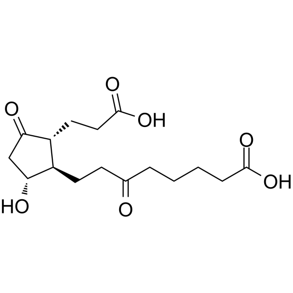tetranor-PGEM (tetranor-Prostaglandin E Metabolite) Structure