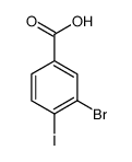 3-溴-4-碘苯甲酸结构式