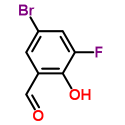 5-bromo-3-fluoro-2-hydroxybenzaldehyde picture