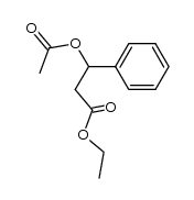 3-acetoxy derivative of ethyl 3-phenylpropionate结构式