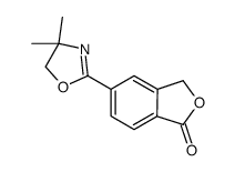 4,4-dimethyl-2-(1-oxo-1,3-dihydroisobenzofuran-5-yl)oxazoline结构式