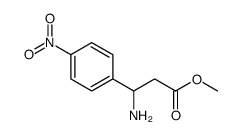 3-氨基-3-(4-硝基苯基)丙酸甲酯结构式