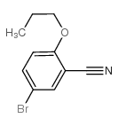 5-溴-2-正丙氧基苯甲腈结构式