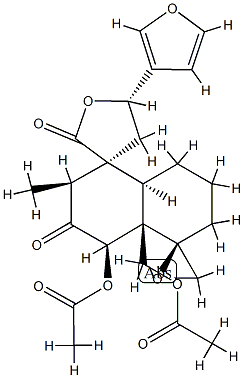 6-乙酰苦酮素结构式