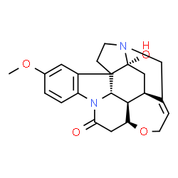 16-Hydroxy-2-methoxystrychnidin-10-one结构式