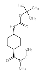 TERT-BUTYL CIS-4-[N-METHOXY-N-(METHYLCARBAMOYL)CYCLOHEXYL]CARBAMATE picture