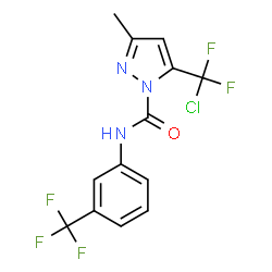 5-[Chloro(difluoro)methyl]-3-methyl-N-[3-(trifluoromethyl)phenyl]-1H-pyrazole-1-carboxamide picture