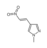 (E)-1-Methyl-4-(2-nitrovinyl)-1H-pyrazole structure