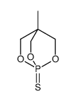 4-Methyl-2,6,7-trioxa-1-phosphabicyclo[2.2.2]octane-1-thione结构式