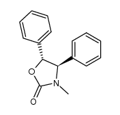 3-methyl-4,5-diphenyl-oxazolidin-2-one Structure