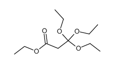 3,3,3-Triethoxypropansaeure-ethylester结构式