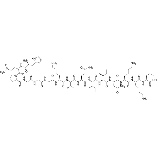 Tau Peptide (268-282) trifluoroacetate salt结构式