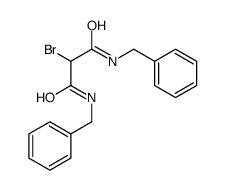 N,N'-dibenzyl-2-bromopropanediamide Structure