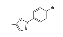 2-(4-bromophenyl)-5-methylfuran结构式