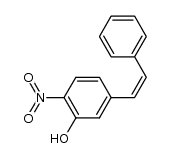 (Z)-2-nitro-5-styrylphenol Structure