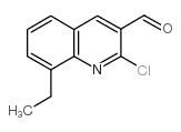 2-Chloro-8-ethyl-quinoline-3-carbaldehyde structure