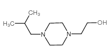 2-(4-ISOBUTYLPIPERAZIN-1-YL)ETHANOL Structure