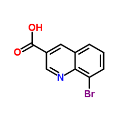 8-溴喹啉-3-羧酸结构式