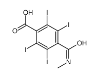 2,3,5,6-tetraiodo-4-(methylcarbamoyl)benzoic acid结构式