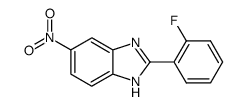 2-(2-fluorophenyl)-5-nitro-1H-benzo[d]imidazole结构式