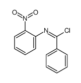 N-(2-nitrophenyl)benzenecarboximidoyl chloride Structure