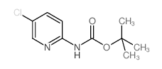 5-氯吡啶-2-氨基甲酸叔丁酯结构式