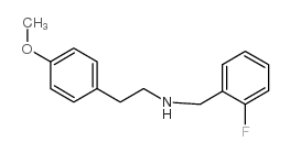 N-[(2-fluorophenyl)methyl]-2-(4-methoxyphenyl)ethanamine Structure