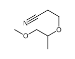 3-(2-Methoxy-1-methylethoxy)propanenitrile Structure