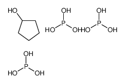 cyclopentanol,phosphorous acid Structure