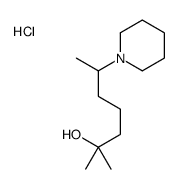 2-methyl-6-piperidin-1-ylheptan-2-ol,hydrochloride Structure