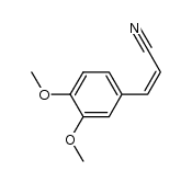 (Z)-3-(3,4-dimethoxyphenyl)acrylonitrile Structure