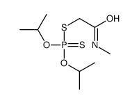 2-dipropan-2-yloxyphosphinothioylsulfanyl-N-methyl-acetamide Structure