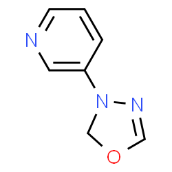 Pyridine, 3-(1,3,4-oxadiazol-3(2H)-yl)- (9CI) structure