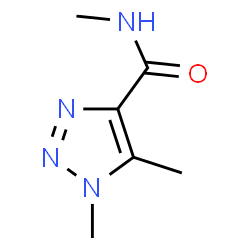 1H-1,2,3-Triazole-4-carboxamide,N,1,5-trimethyl-(9CI) Structure