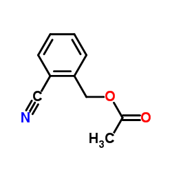 2-Cyanobenzyl acetate structure