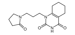 1-[3-(2-Oxo-1-pyrrolidinyl)propyl]-5,6,7,8-tetrahydro-2,4(1H,3H)-quinazolinedione结构式