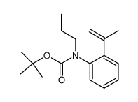 N-allyl-N-(t-butoxycarbonyl)-2-isopropenylaniline Structure